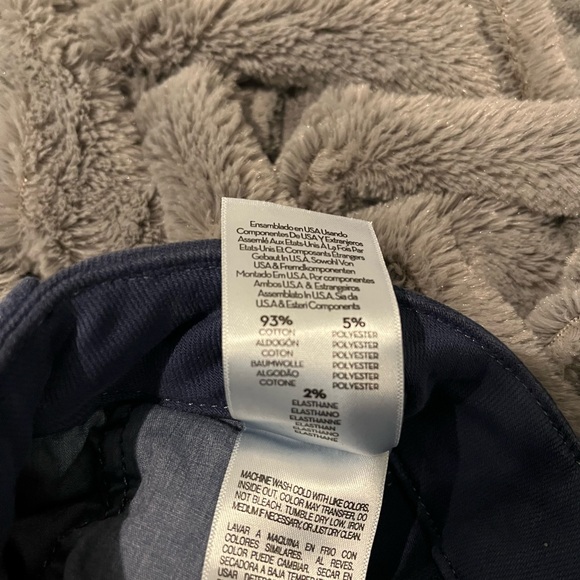 NWT Mother The Major Zip Sneak Fray Insignia Blue Straight Jean - Picture 10 of 15